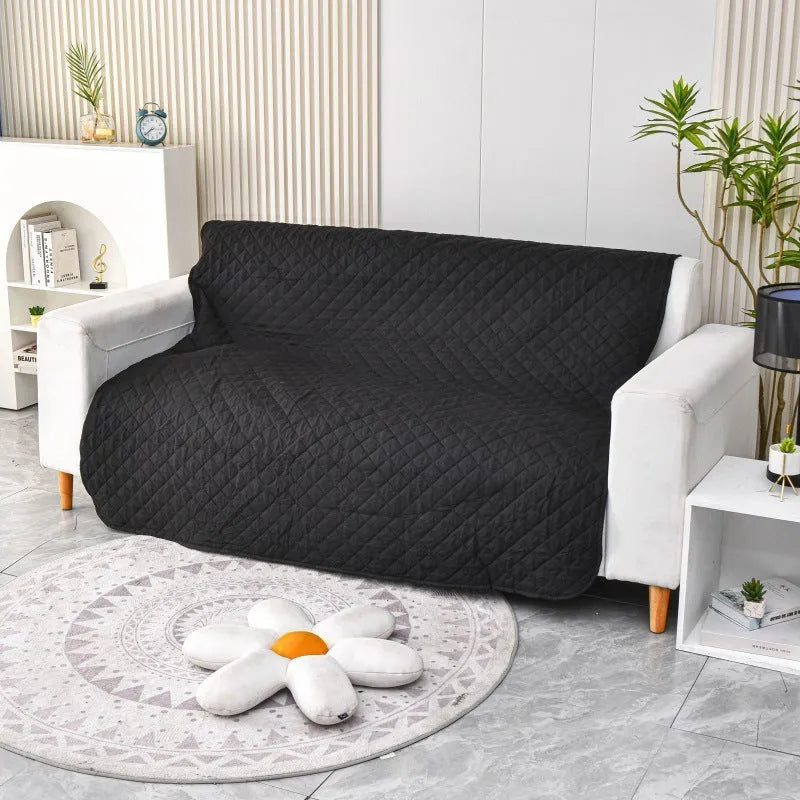 Reversible dog blanket sofa cover in assorted colours protecting furniture