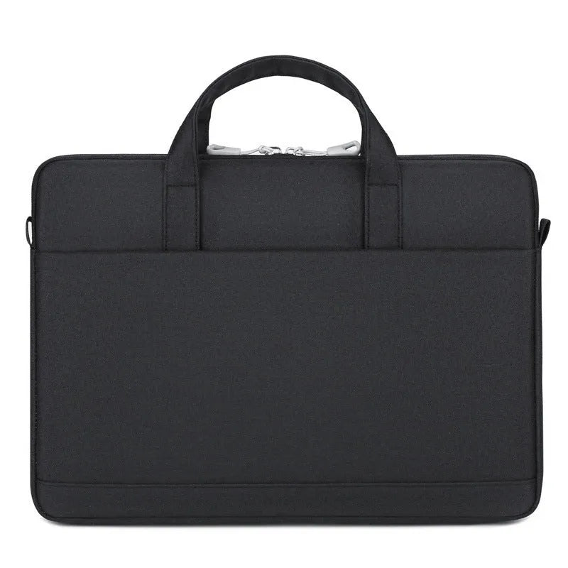 Oxford cloth laptop liner bag for MacBook 13-15 inch, zipper, multiple pockets, black blue grey pink