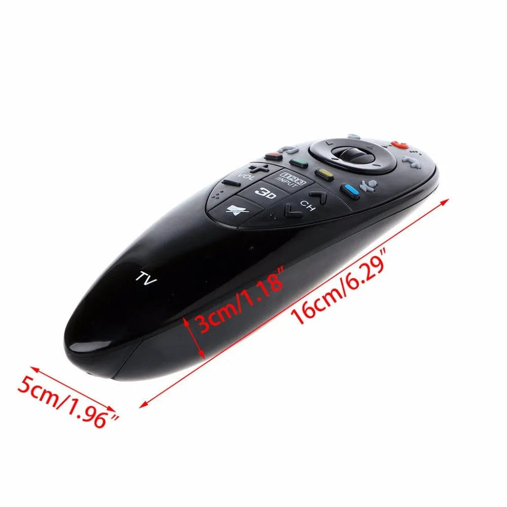 Black universal remote control replacement for LG AN-MR500G Smart TV.