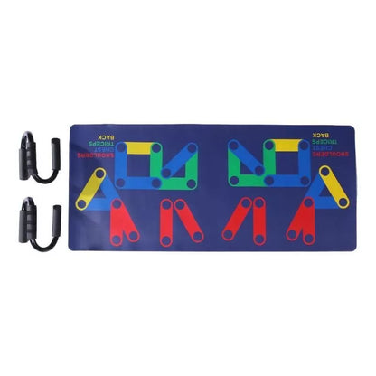 9-in-1 Push Up Rack Training Board for targeted muscle workouts