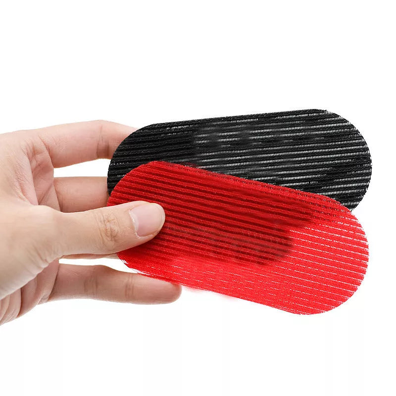 Retro oil hair cutting patch set with red and black fibre clips
