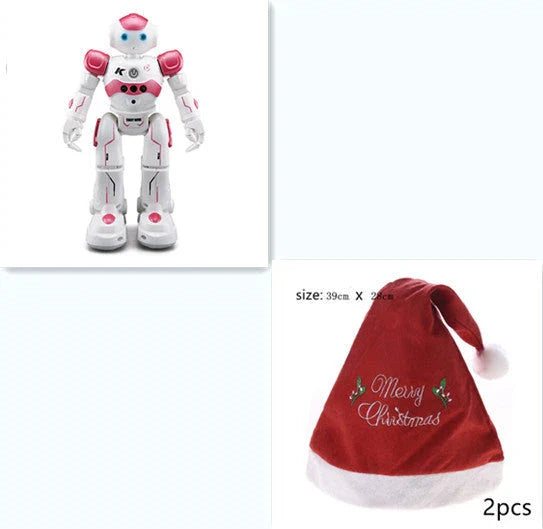 Remote control dancing robot toy with gesture controls, autonomous navigation, and customizable dance routines
