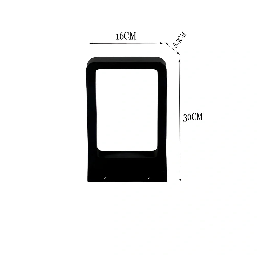 Sand black outdoor LED landscape light with die-cast aluminum housing for garden installation