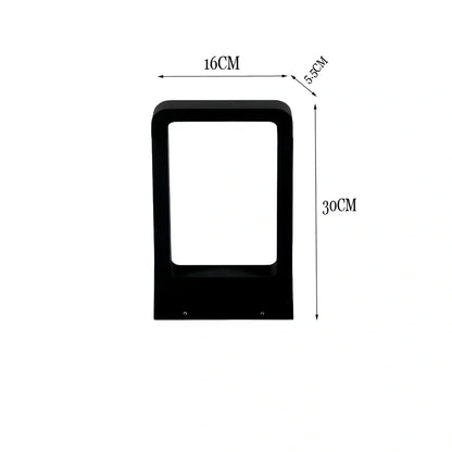 Sand black outdoor LED landscape light with die-cast aluminum housing for garden installation