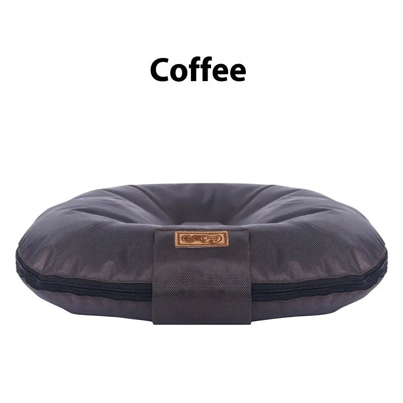 Removable Oxford cloth pet mattress for dogs with PP cotton filling in black, grey, red or brown