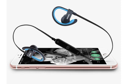 Wireless Bluetooth sports headphones with earplug design in multiple colours