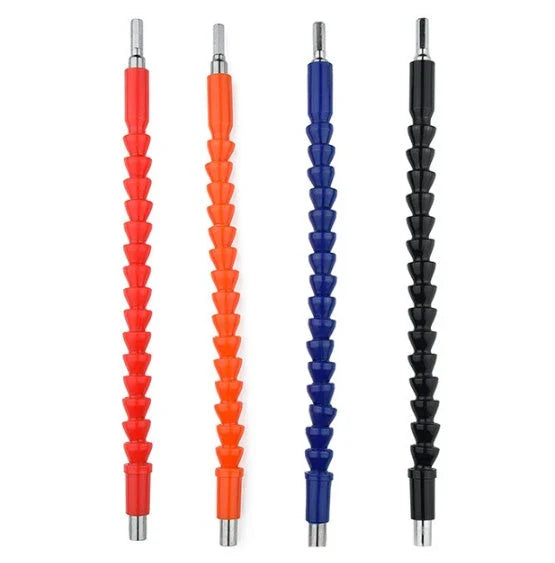 Flexible Cobra Shaft, a versatile power tool accessory that can be bent to access tight spaces for DIY projects, home repairs, and maintenance tasks.