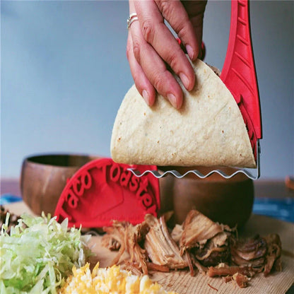 Taco Toaster for making healthy, crispy taco shells without oil