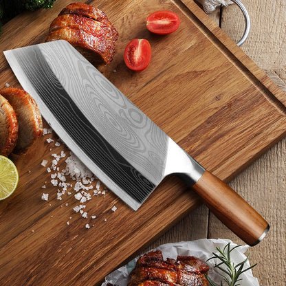 Stainless steel kitchen knife with 40cr13 steel blade for precision cutting