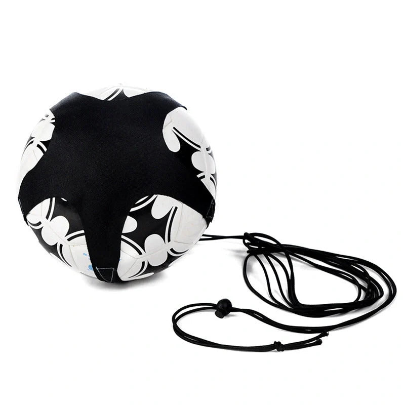 Adjustable Football Trainer for soccer skills development with elastic strap and waist belt