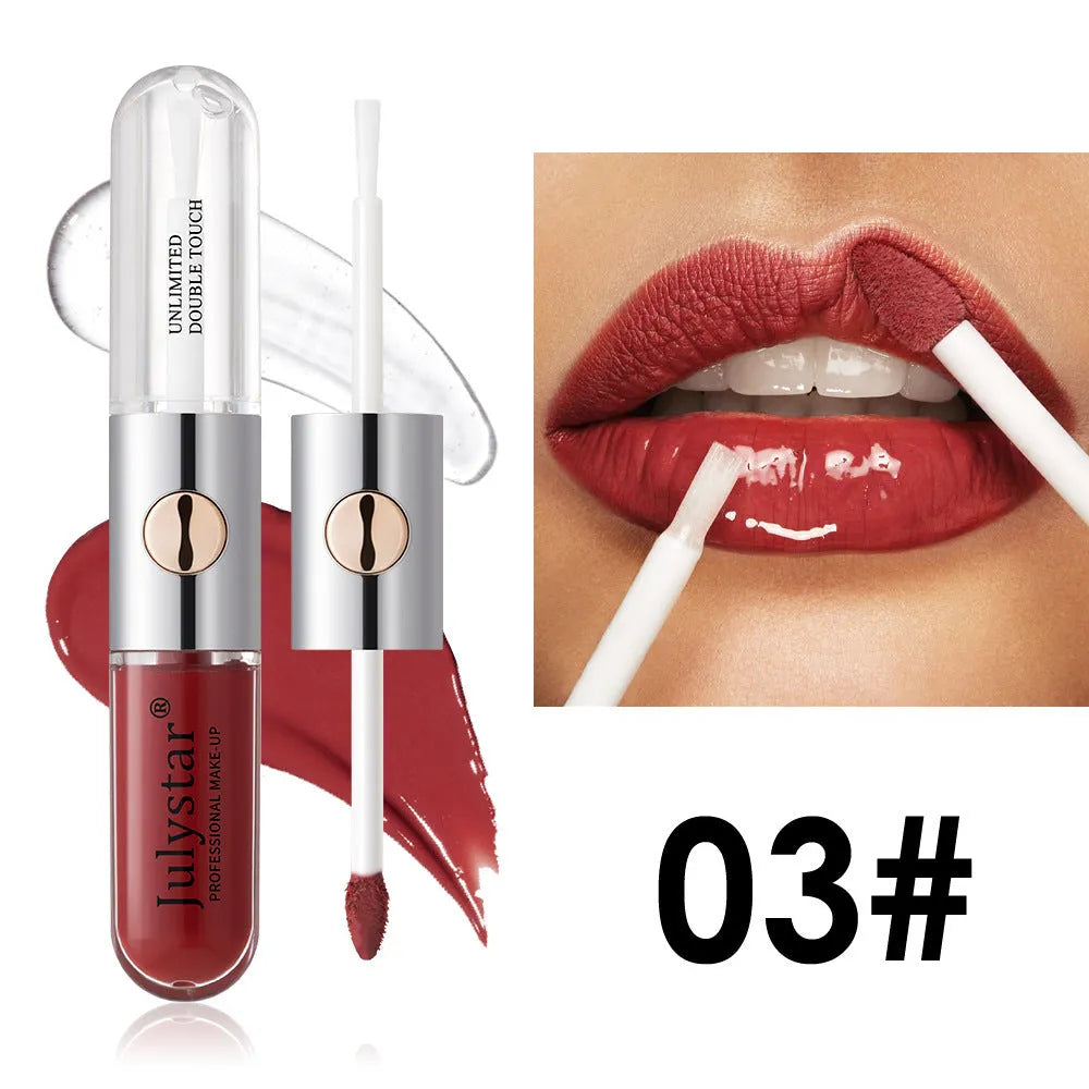 Women's lasting lip gloss in 6ml tube with nine shade options from 01Style to 09Style