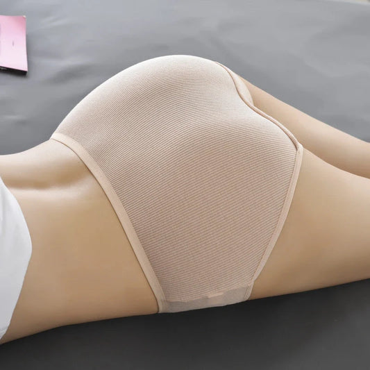 Breathable women's mid-rise non-marking shorts in various colours