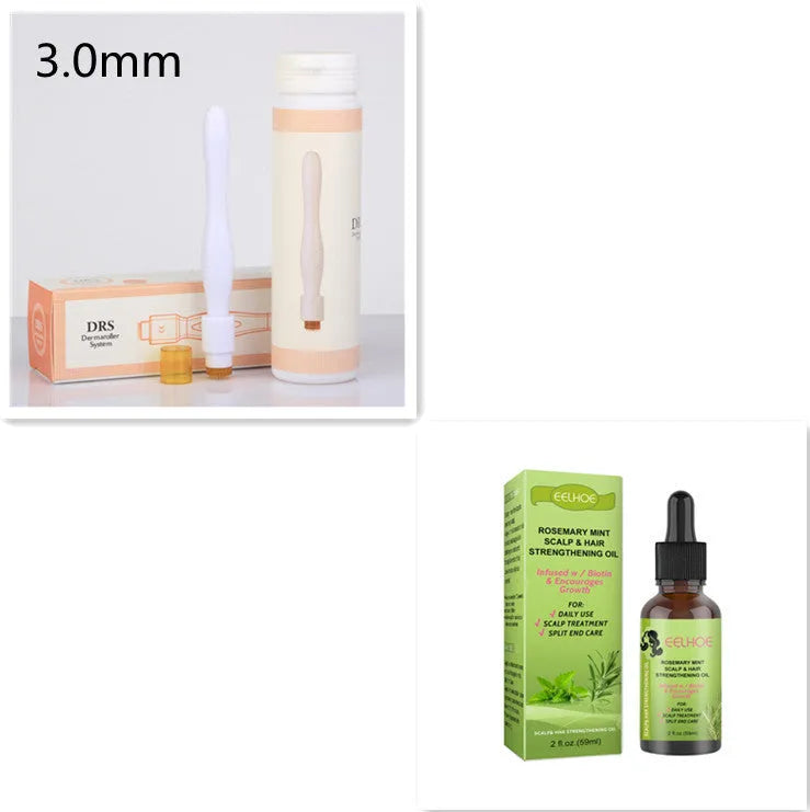 59ml rosemary mint hair growth fluid bottle with natural plant extract formula for scalp massage treatment