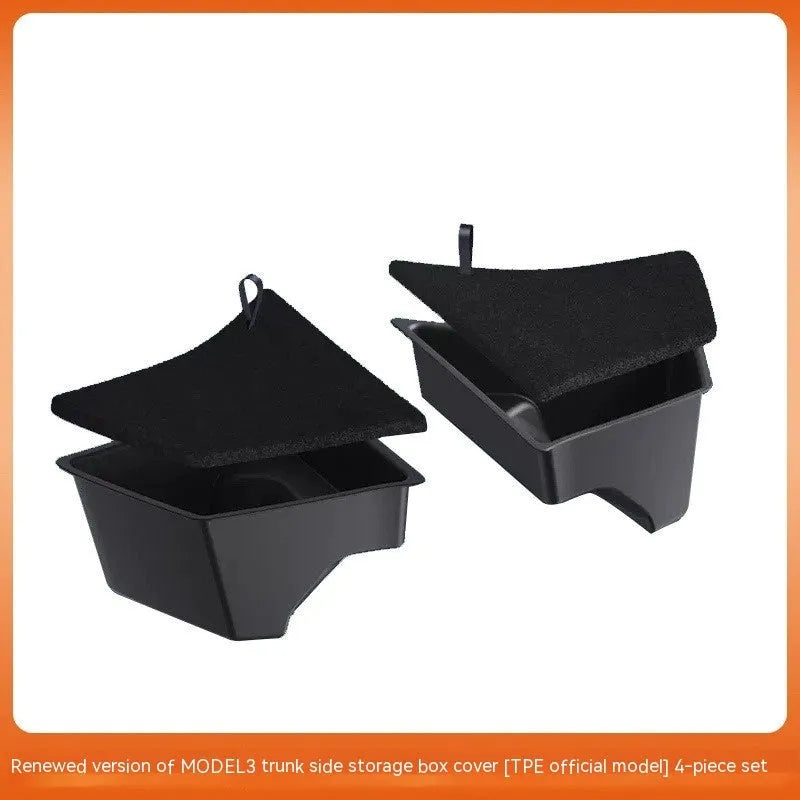 TPE protective cover for Tesla Model Y trunk side storage box