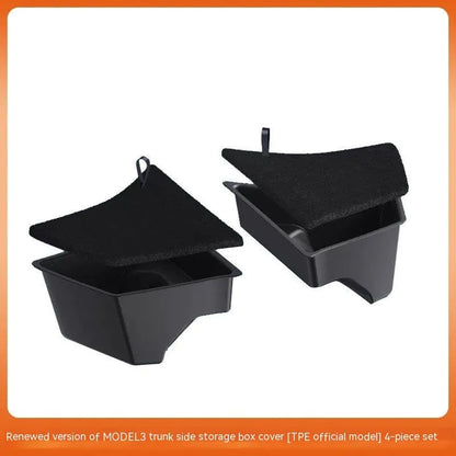TPE protective cover for Tesla Model Y trunk side storage box