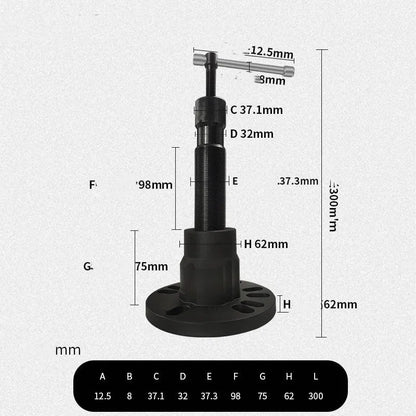 Chrome vanadium steel brake drum removal tool for electric tricycle and car wheel hubs