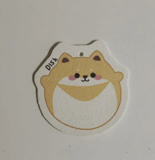 Bamboo fibre cartoon dish towel with high water absorption and cheerful designs
