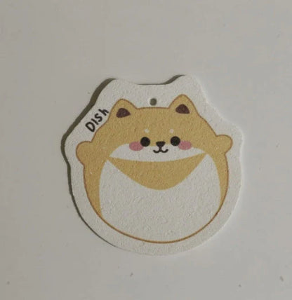 Bamboo fibre cartoon dish towel with high water absorption and cheerful designs