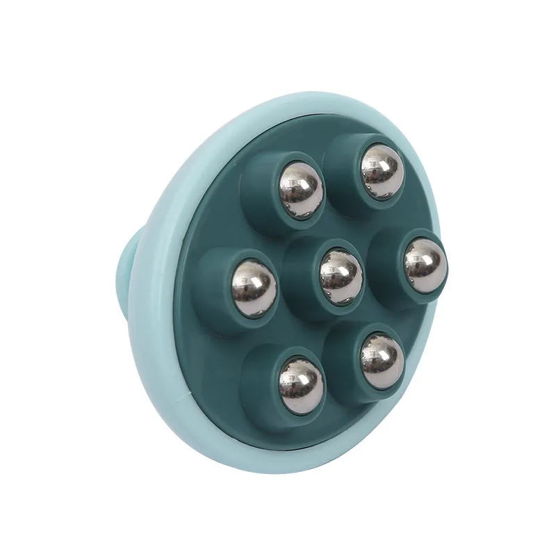 Tummy Head seven-bead abdominal massager with magnetic function and leg ball in ABS plastic