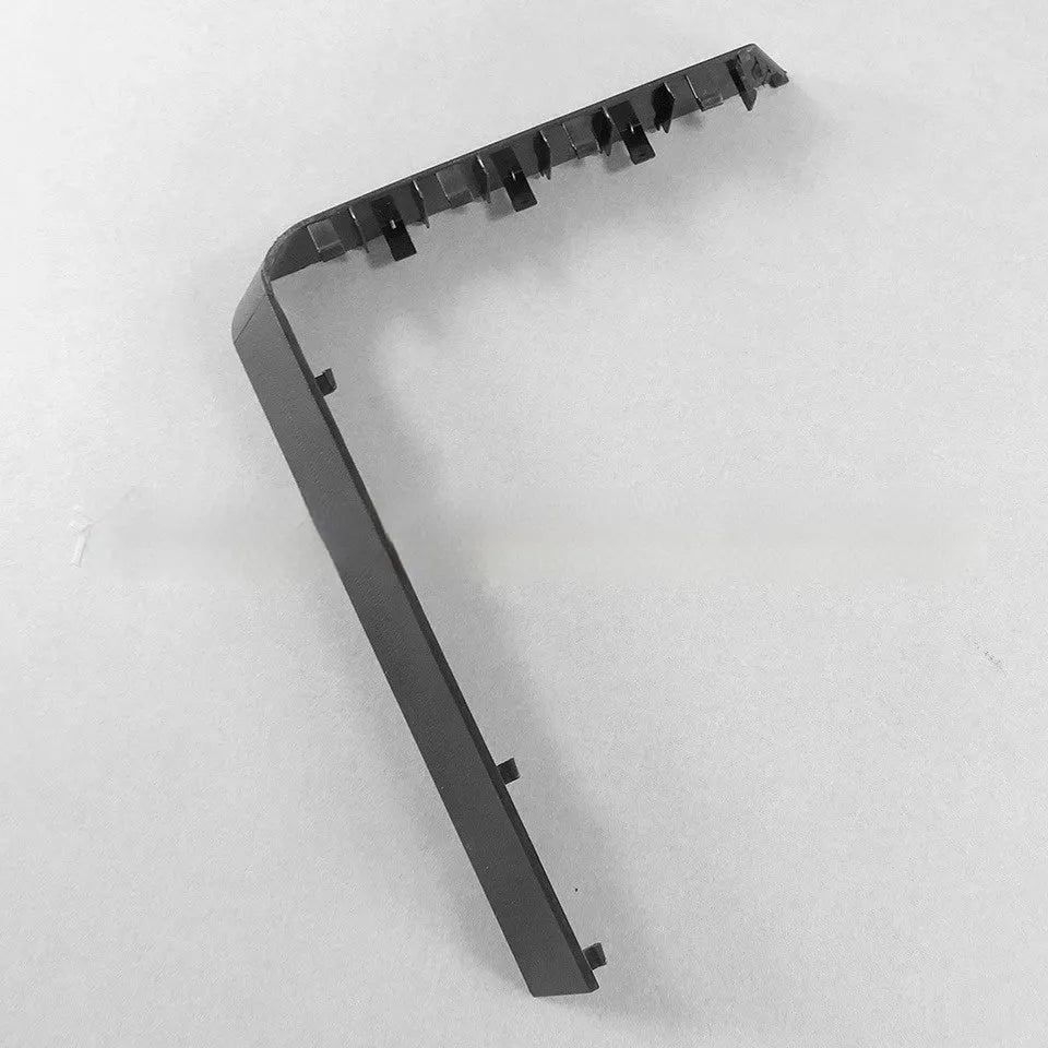 Black and white plastic hard drive PCB cover for 3.5-inch drives, shown from above.