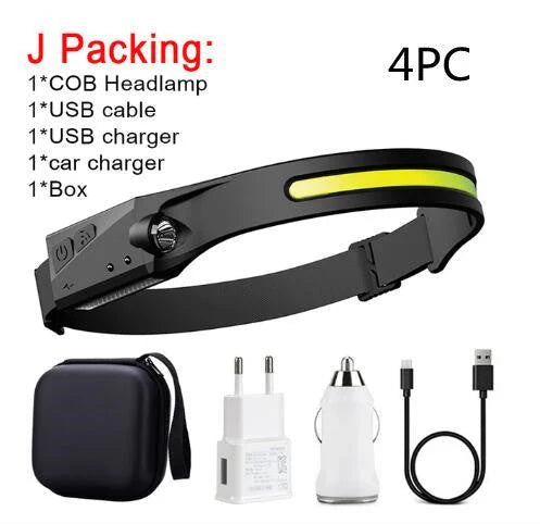 A versatile LED headlamp with a wide-angle beam, long-range side lighting, and hands-free operation for outdoor adventures