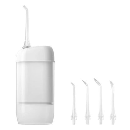 Portable electric oral irrigator with multiple nozzles for deep cleaning