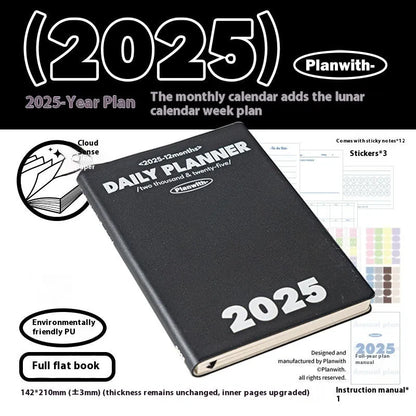 Waterproof postgraduate entrance exam notebook with PU cover in mint green colour showing writing paper interior