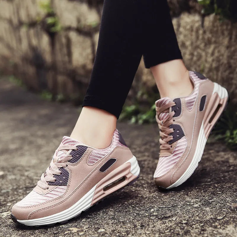 Women's Casual Shoes with 3.5cm Heel, Available in UK Sizes 5.5 to 8.5, Inner Lengths from 220 to 245mm, Colours Include Beige Orange, Grey, and Pink Purple