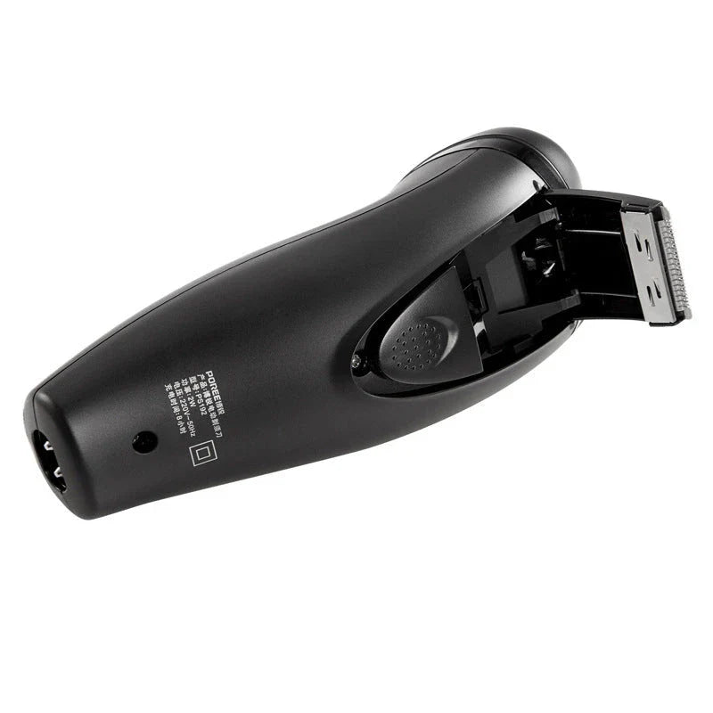 Premium men's electric shaver with 3 blades, powerful motor, and long-lasting battery life for a smooth, comfortable shave