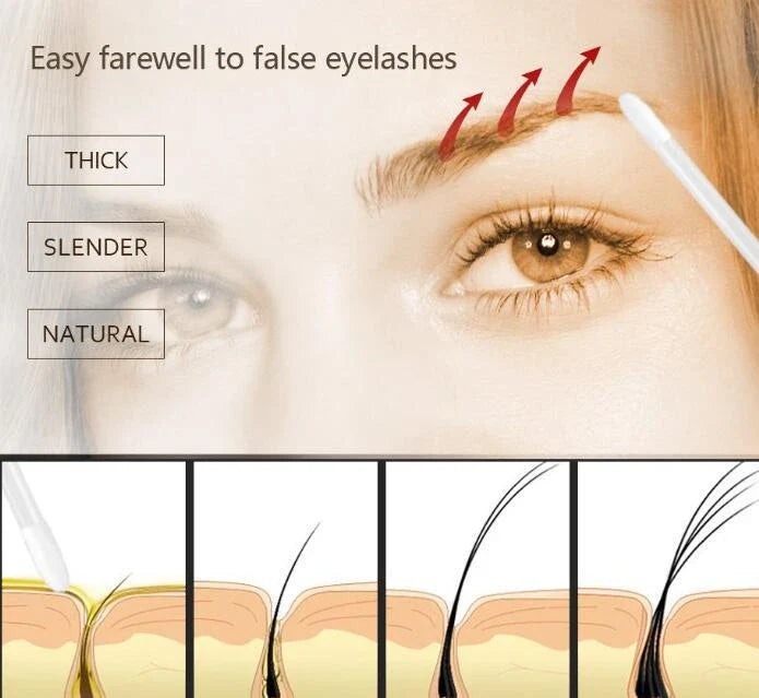 Nourishing Eyelash & Brow Enhancer - Botanical-infused formula to thicken, lengthen, and darken lashes and brows