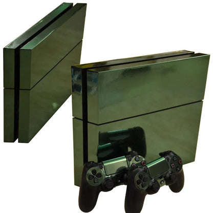 PS4 protective film with matte gold plating in various colours showing 33x20cm dimensions