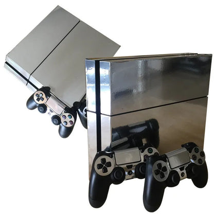 PS4 protective film with matte gold plating in various colours showing 33x20cm dimensions