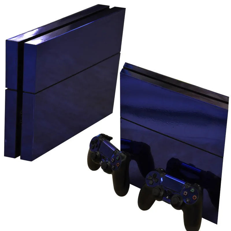 PS4 protective film with matte gold plating in various colours showing 33x20cm dimensions