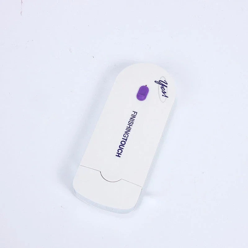 Cordless facial hair remover with micro-oscillation technology for painless, smooth hair removal on sensitive skin