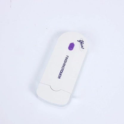 Cordless facial hair remover with micro-oscillation technology for painless, smooth hair removal on sensitive skin