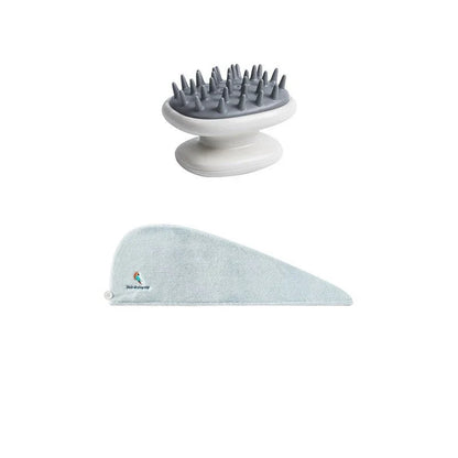 Silicone Scalp Massager Brush with Airbag Design for Gentle Exfoliation and Improved Blood Circulation