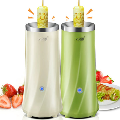 Beige automatic mini breakfast machine with compact CH-style design