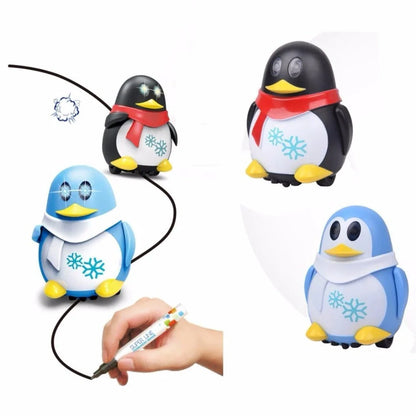 Drawn Line Magic Pet Toy Robot Pen with optical sensor following black line