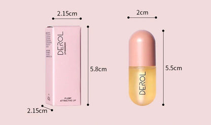 Day Night Instant Volume Lip Plumper Oil in light yellow for hydrated, plump lips