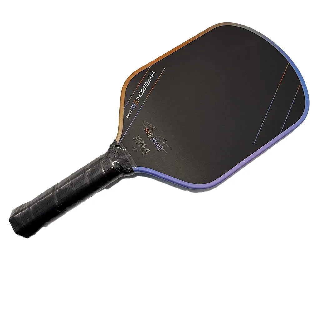 Aurora Multicolor Hyperion 3s pickleball racket with carbon fibre frame and honeycomb core construction