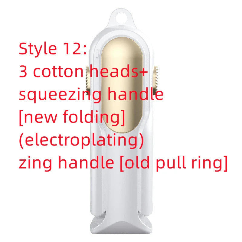 Versatile Microfiber Mop Set with Single-Handed Grip, Push-Pull Design, and Eco-Friendly Materials for Easy Floor Cleaning