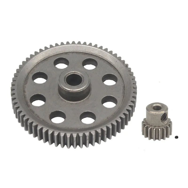 Metal tram motor gear set for HSP Unlimited 110 with 64T gear and pinion options