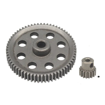 Metal tram motor gear set for HSP Unlimited 110 with 64T gear and pinion options