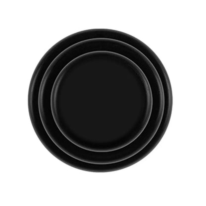 Silicone car door edge protector pads in black and luminous colours, 20mm diameter