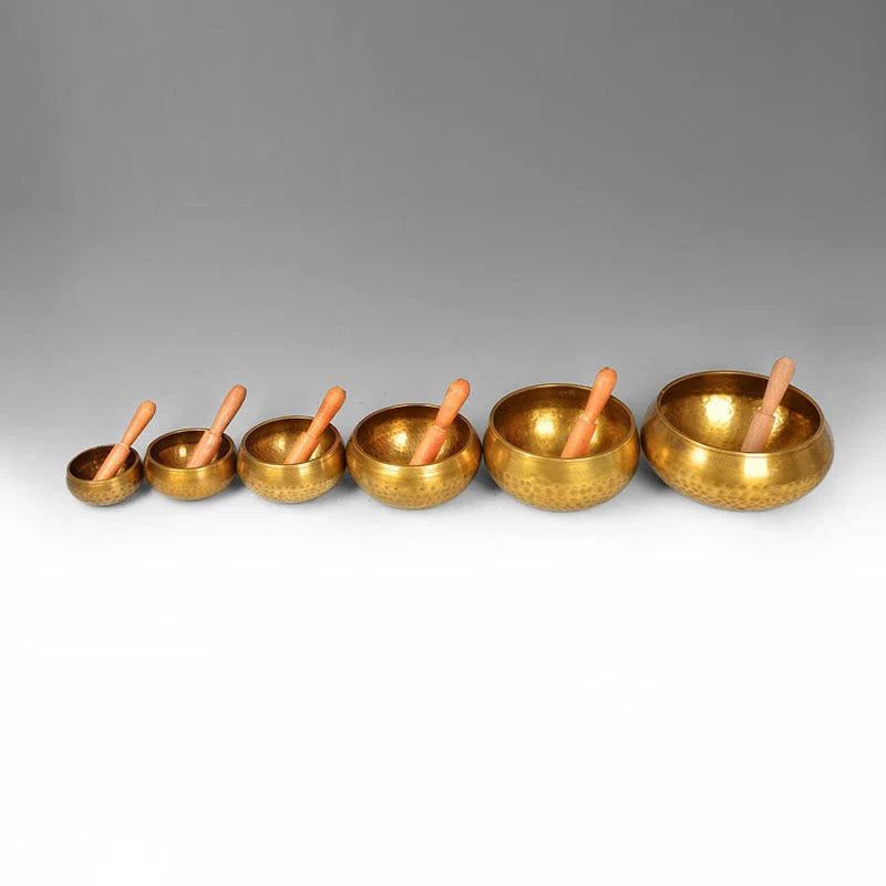 Premium Tibetan singing bowl with rich, harmonious tones for meditation and relaxation