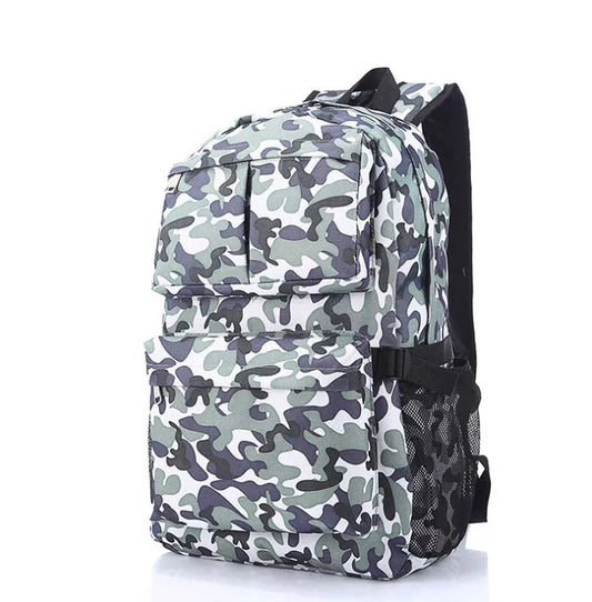 Camouflage waterproof backpack with large capacity for outdoor use