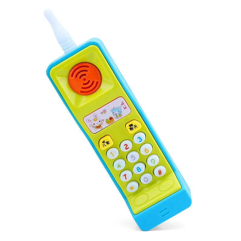 Children's electric sound and light toy with cartoon animal design for 3-year-old sensory development