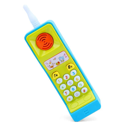 Children's electric sound and light toy with cartoon animal design for 3-year-old sensory development