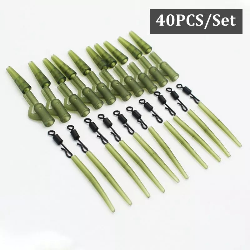 Grass green carp fishing gear accessories set made from ABS alloy copper
