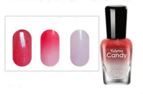 7ml oily warming nail polish bottle in a selected shade from W01 to W33, 33 colour options